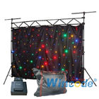Fabric Soft Cloth Flexible Led Curtain Colorful Sound Active For Party / KTV